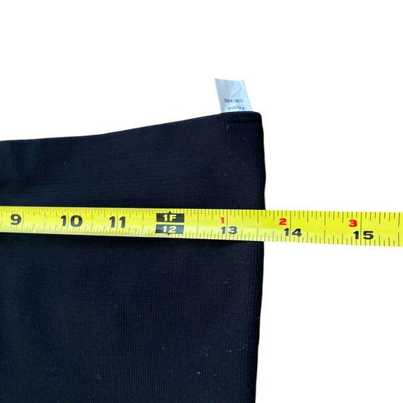 Spanx Black Leggings Zipper Bottoms Sz Large New - Picture 6 of 6